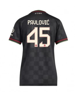 Bayern Munich Aleksandar Pavlovic #45 Replika Tredje Kläder Dam 2025-26 Kortärmad